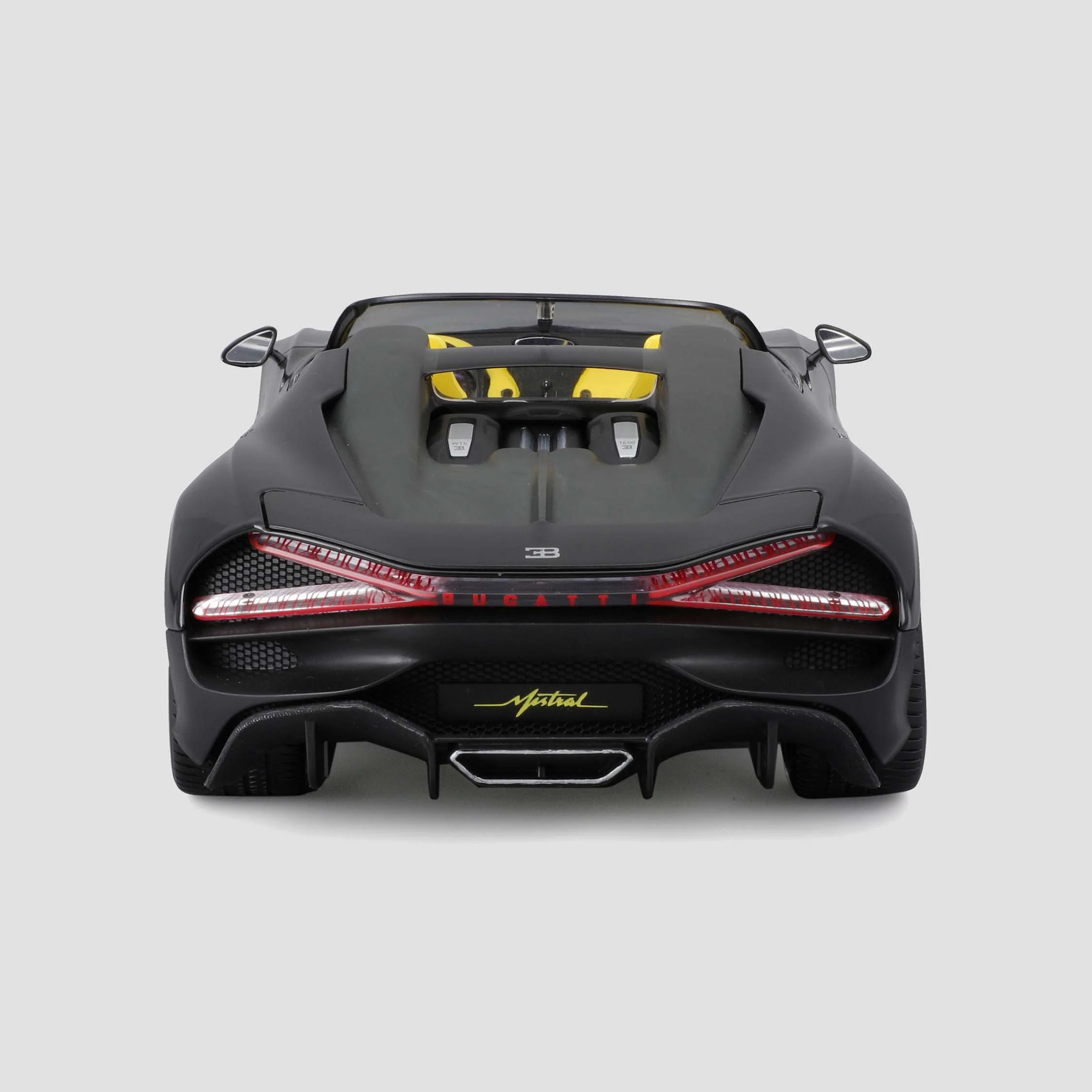BUGATTI MISTRAL SCALE MODEL 1:18 BLACK - Image 5